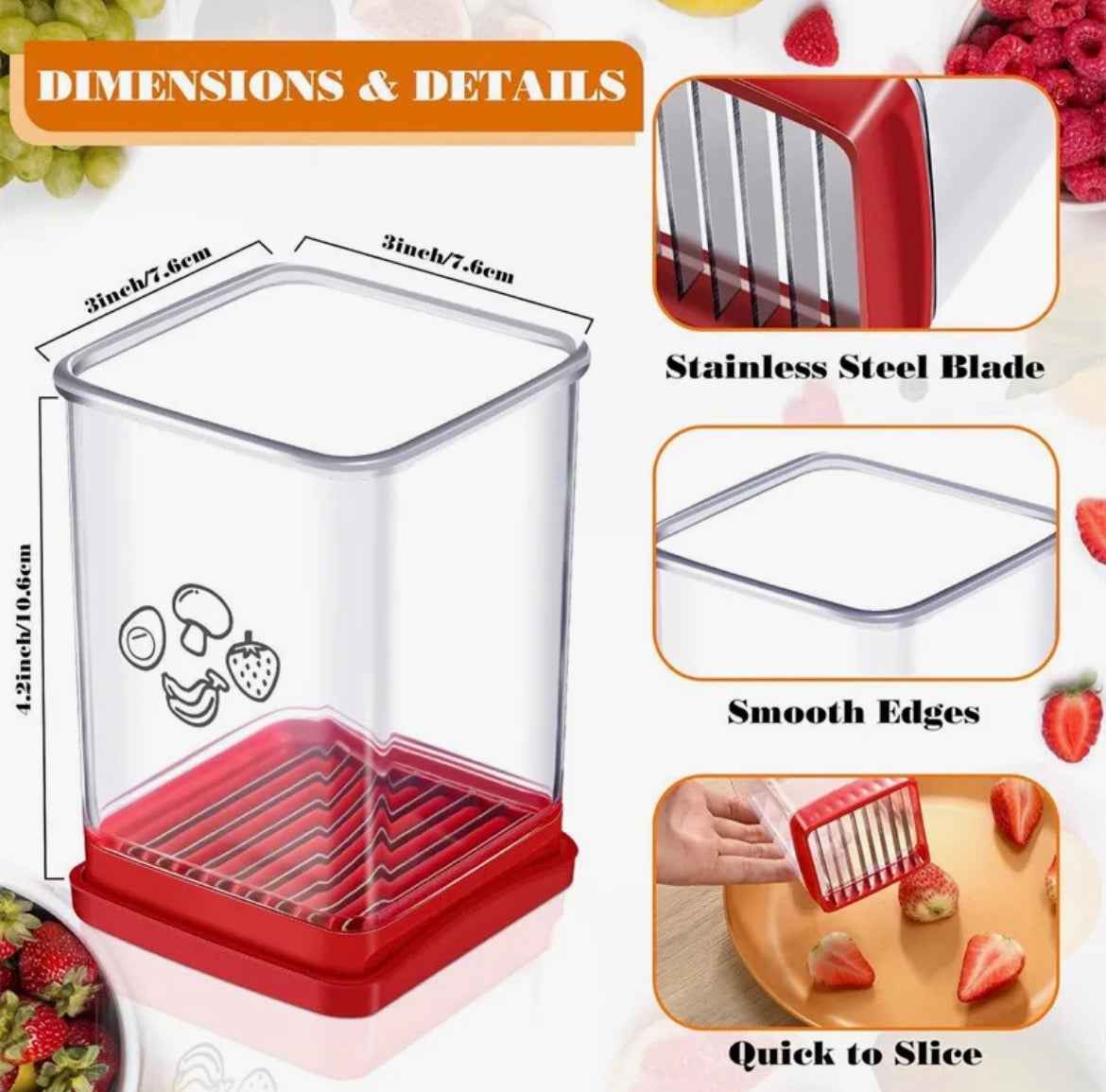 ASMR Portable Fruit Slicer